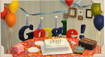 13 cumpleaños de Google