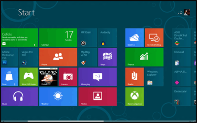 Interfaz de Windows 8